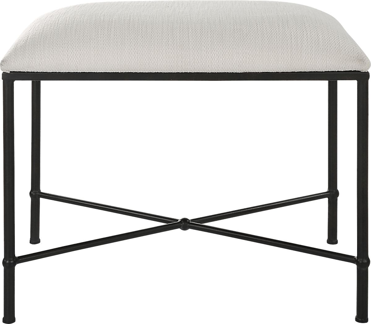 Rooms To Go Cenera White Accent Bench